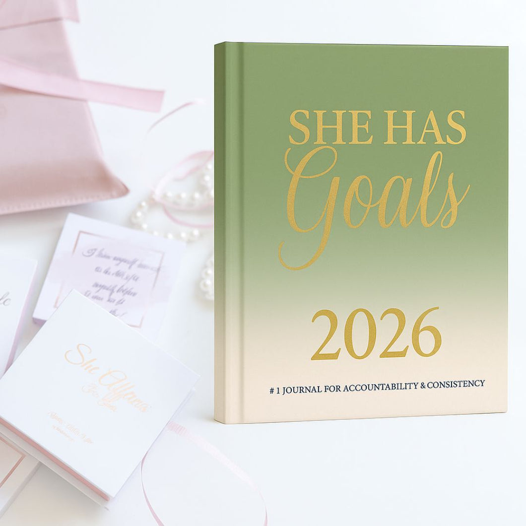 The Accountability Duo (2026 She Has Goals Journal & Affirmation Sticky Notes)