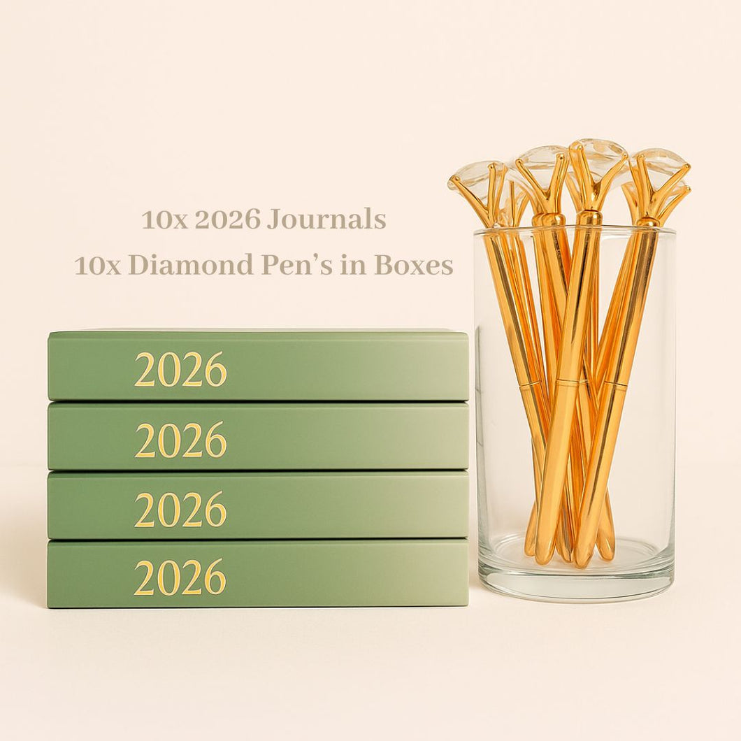 PARTY PACK 10 x 2026 Journals & Pens